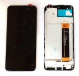Display ecran cu Touchscreen si Rama pentru Samsung A23 4G, A235, OEM, Negru, Compatibil