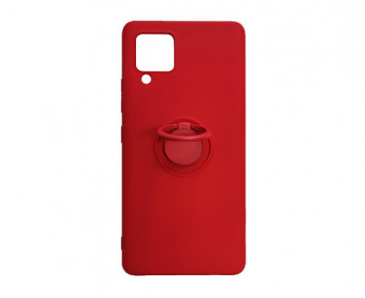 Husa Telefon Silicon Samsung Galaxy A42 5G a426 Liquid Red Ring foto
