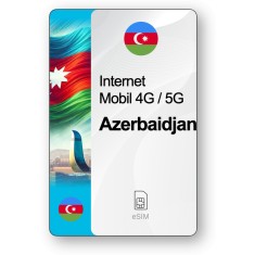 eSIM Internet Azerbaidjan, valabil 7 zile, trafic 1 GB, Premium
