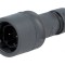 Conector circular mufă tată 2 pini Buccaneer 6000 nichelat