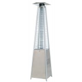Incalzitor de terasa tip piramida pe GPL seria LOUXOR-MALTEC putere 13kW, INOX