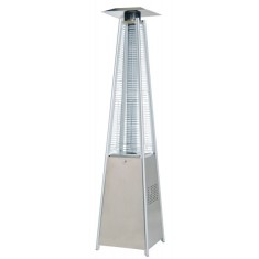 Incalzitor de terasa tip piramida pe GPL seria LOUXOR-MALTEC putere 13kW, INOX