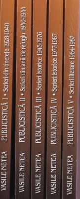 Vasile Netea - Publicistica, 5 volume foto