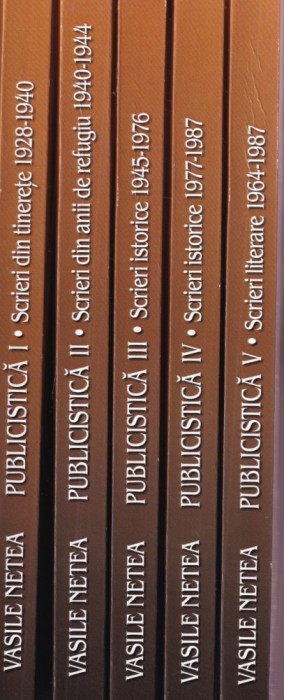 Vasile Netea - Publicistica, 5 volume