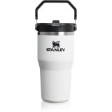 Stanley IceFlow&trade; Flip Straw 2.0 Tumbler sticlă termos din oțel inoxidabil Chalk 590 ml
