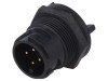 Conector Circular BULGIN Buccaneer 4000 Soclu Tată 4 Pini Aurit IP66/IP68/IP69K PXP4013/04P/PC