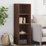 Gossi dulap inalt, stejar maro, 40x41x124 cm, lemn prelucrat