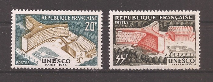 Franta 1958 - Deschiderea sediului UNESCO la Paris, MNH