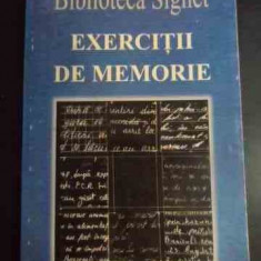 Exercitii De Memorie - Biblioteca Sighet ,541309