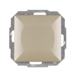 Intrerupator simplu Abex Perla WP-1P SA, incastrat, satin