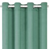 Draperie Decorativă, Model cu Inele, Culoare Verde Mentă, Material Poliester, Dimensiuni 140x260cm, Oem