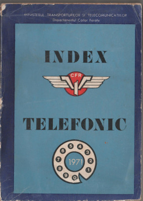 Index telefonic CFR - 1971 foto
