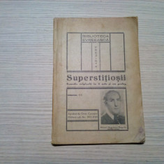 SUPERSTITIOSII - Mihai Negrescu-Negrila (autograf) - Biblioteca Evreeasca, 1941