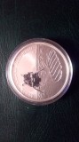 1 uncie Argint Australia /Aselenizarea Lunii ,Ed.Limitata
