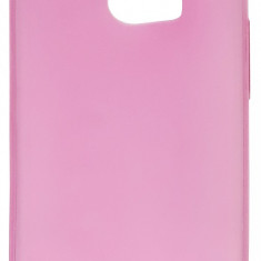 Husa silicon ultraslim roz transparent pentru HTC One (M8)