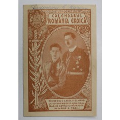 CALENDARUL &#039; ROMANIA EROICA &#039; , 1939