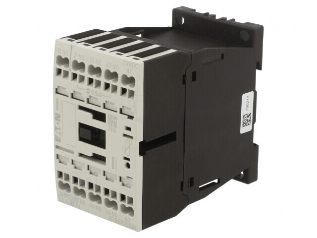 Contactor 4-pol 24VDC 4A pentru șină DIN
