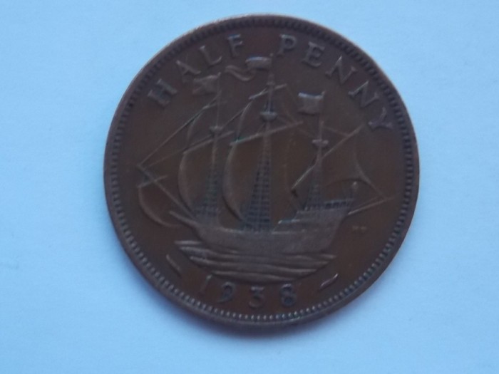 HALF PENNY 1938 GBR