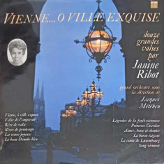 Disc vinil, LP. Vienne ... O Ville Exquise (Douze Grandes Valses Par Janine Ribot)-JANINE RIBOT