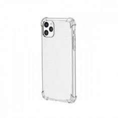 Husa bumper pentru telefon iPhone 11, Usams, din Silicon, cu dubla protectie Antisoc, transparenta