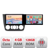 Navigatie BMW Seria 1 E87 2007-2011 clima manuala Kit-bmw117-manual Edotec 2 ecrane 8 core 4+128 21.6 inch Incell android Wifi 5Ghz gps internet CarSt