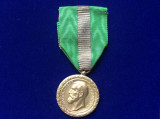Medalie Romania - Medalie Meritul Comercial ?i Industrial clasa I - Carol I