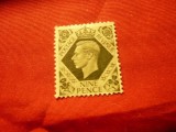 Timbru Marea Britanie1937 Rege George VI ,9 pence ,fara guma