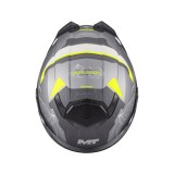 Cumpara ieftin Casca modulabila MT Atom 2 SV Highlands E2 gri mat (ochelari soare integrati) + lentila antiaburire Pinlock 70 cadou &ndash; tip viziera: MT-V-35 L (59/60cm