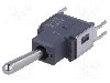 Intrerupator basculant, 2 pozitii, mod comutare OFF-ON, SPDT, NKK SWITCHES - A12AB