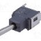 Intrerupator basculant, 2 pozitii, mod comutare OFF-ON, SPDT, NKK SWITCHES - A12AB