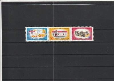 ROMANIA 1978 LP 969 a ANIVERSARI ARAD TRIPTIC MNH NESTAMPILAT foto