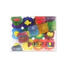 Vopsea Tempera Puzzle DACO, 12 Culori/Set, 15 ml/Tub, Multicolor, Set Tempera, Acuarele Tempera, Culoare Tempera, Tempera, Acuarele, Culori Tempera, V