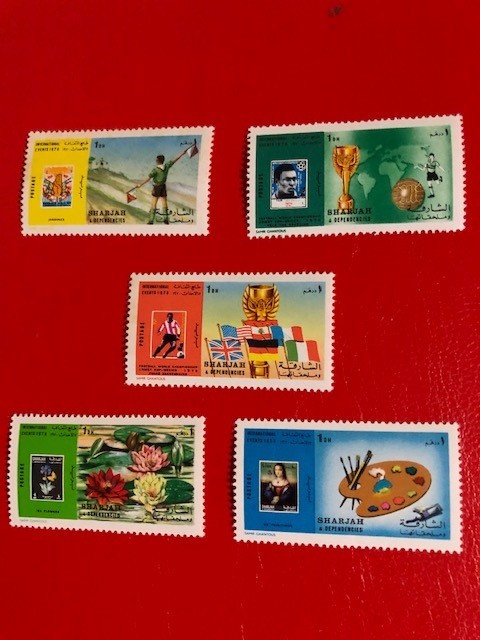 SHARJAH, EVENIMENTE - 5 VALORI MNH