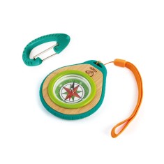 Jucarie educativa Busola din bambus, Hape, +4 ani