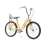 Bicicleta Oras Pegas Strada 2 STRADA2ST1S261GR, 26&quot;, Galben Pastel