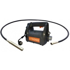 Vibrator beton STRONG cu ax flexibil de imersie de 4m cu cap de vibrare 38 sau 45mm si tensiune alimentare 220V