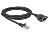 Prelungitor Ethernet S/FTP Cat 6a, 3m, RJ45 Soclu/Mufă