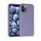 Carcasa Edman din silicon captusita cu microfibra la interior si colturi intarite, pentru Iphone 11 Pro Max, Rock Blue