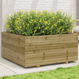 Jardiniera de gradina, 100x100x49,5 cm, lemn de pin impregnat GartenMobel Dekor, vidaXL