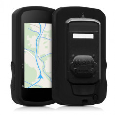 Husa de protectie pentru GPS Bryton Rider 750, Kwmobile, Negru, Silicon, 54125.01