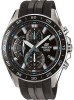 Ceas Barbatesc Casio Edifice EFV-550P-1A, Quartz, Analog, Inox, Curea Silicon, Negru, Rezistent Apa 10ATM