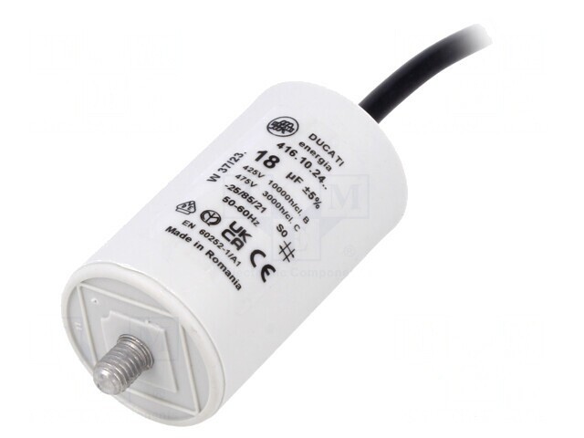 Condensator pentru Motoare 18uF 425VAC