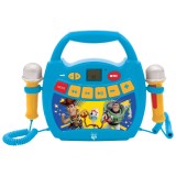 Primul meu Karaoke portabil cu 2 microfoane Toys Story 4