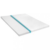 VidaXL Topper saltea, profil tip ou cu spumă rece, 6 cm, 180x200 cm