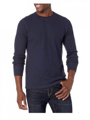 Bluza cu maneca lunga pentru barbati Amazon Essentials, Regular Fit, bleumarin, L - OUTLET