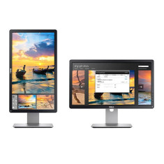 Monitor 20 inch LED, IPS, Dell P2014H, Black and Silver