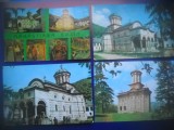 HOPCT LOT 4065 - 4 CARTI POSTALE-MANASTIREA COZIA -JUD VALCEA-NECIRCULATE, Necirculata, Printata