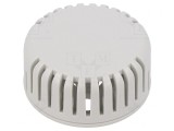 Carcasă ventilată pentru alarmă ABS gri 20,3mm