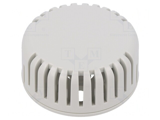 Carcasă ventilată pentru alarmă ABS gri 20,3mm