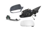 Oglinda usa exterioara Audi A4/S4 (B8), 2010-12.2015, partea Stanga, reglare electrica; grunduit; incalzit; sticla asferica; geam cromat; rabatabil;